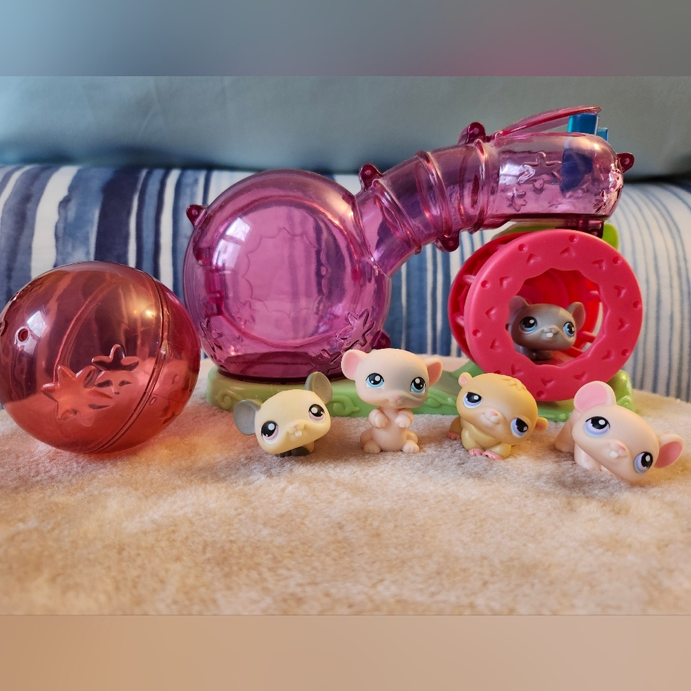 Littlest Pet Shop Gerbil / Mice / Hamster Set